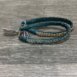 Silk braided bracelets